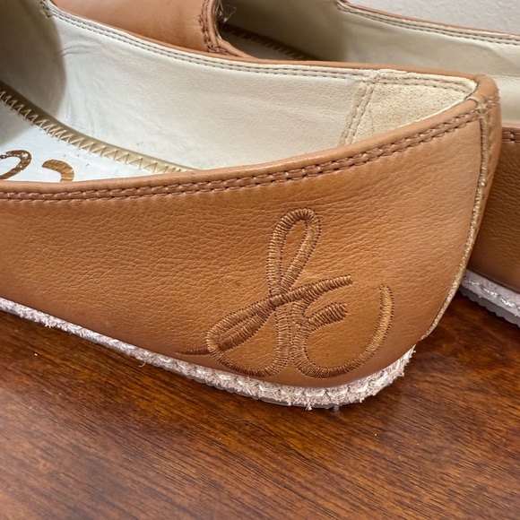 Sam Edelman Everie comfy tan light brown leather loafers size 8.5 - Picture 12 of 16